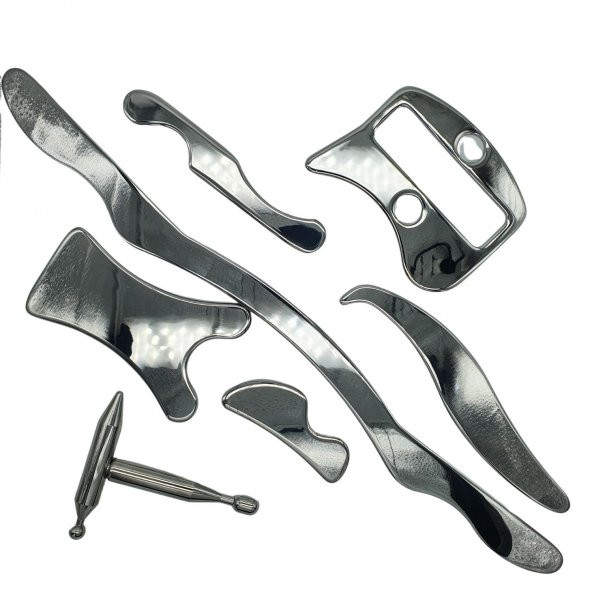 Graston 7 Parçalı Büyük Set Masaj Aleti Model 3 ürün görseli 1