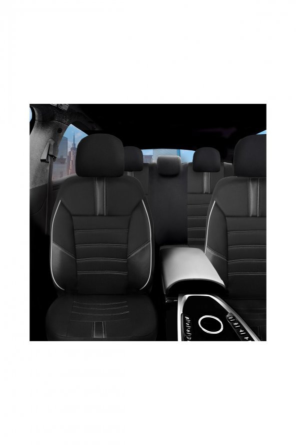 Z&C MAXTECH  Audi A3 HB Uyumlu Özel Tasarım Oto Koltuk Kılıfı Seti Star B ürün görseli 1