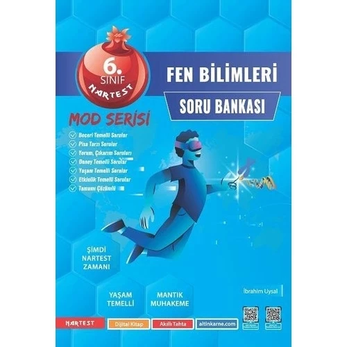 NARTEST 6.SINIF FEN BİLİMLERİ SORU BANKASI ürün görseli 1