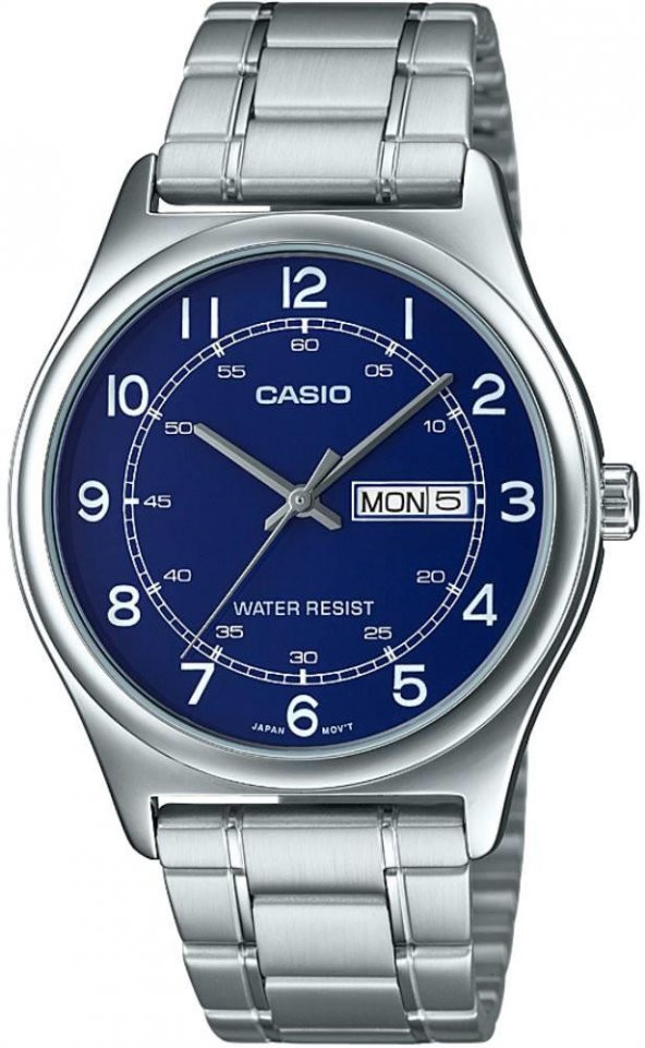 CASIO MTP-V006D-2BUDF METAL RAKAMLI TAKVİMLİ ERKEK KOL SAATİ ürün görseli 1