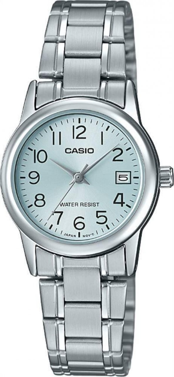 CASIO LTP-V002D-2BUDF RAKAMLI TAKVİMLİ KADIN KOL SAATİ ürün görseli 1
