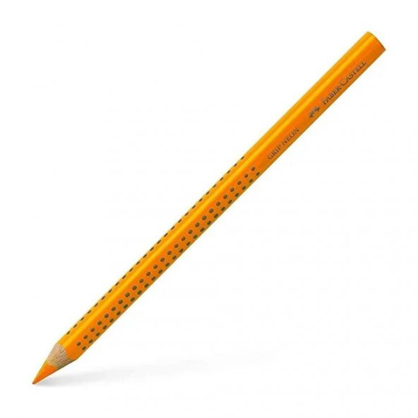 Faber Castell Fosforlu Kalem Ahşap Gövde Turuncu ürün görseli 1