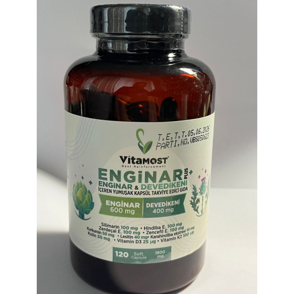 ENGİNAR PLUS 120 SOFT JEL KAPSÜL 1800 MG ürün görseli 1