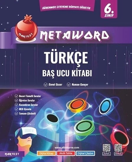 NARTEST 6.SINIF METAWORD TÜRKÇE BAŞUCU KİTABI ürün görseli 1