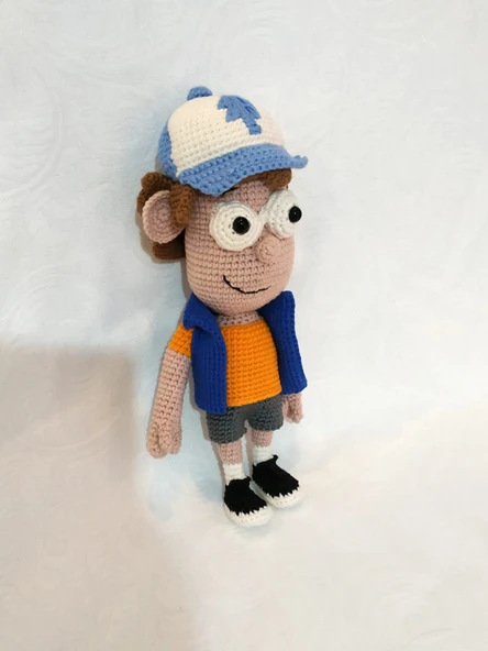 Dipper Pines Amigurumi Organik Oyuncak ürün görseli 1