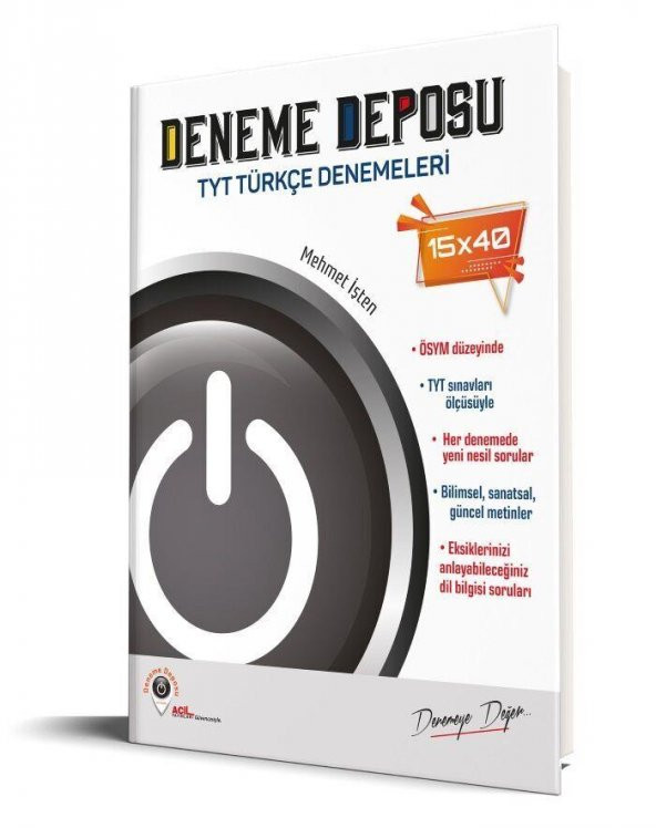 TYT Türkçe Denemeleri Deneme Deposu ürün görseli 1