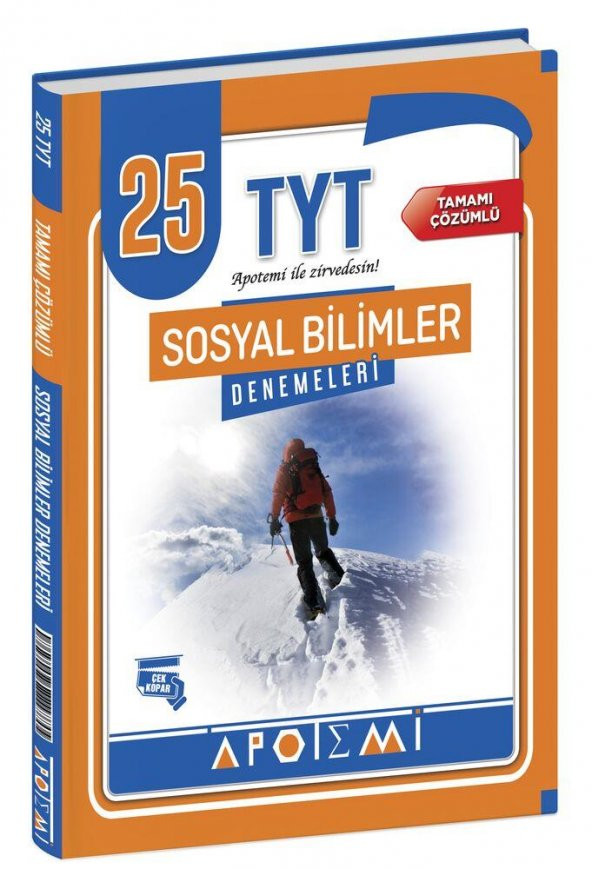 TYT Sosyal Bilimler 25 li Deneme Apotemi Yayınları ürün görseli 1