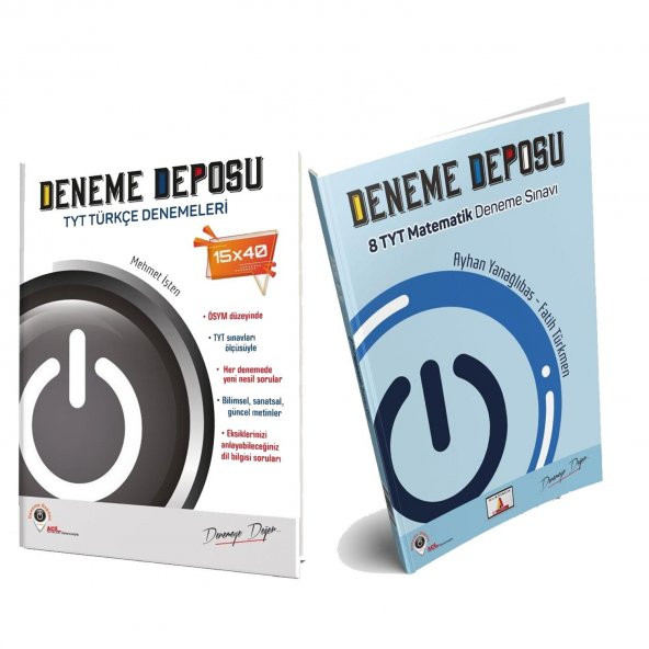 Deneme Deposu TYT Türkçe ve Matematik Deneme Seti 2 Kitap ürün görseli 1