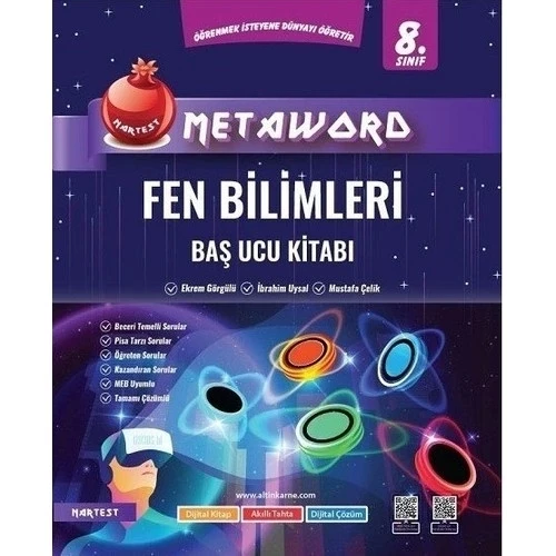 NARTEST 8.SINIF METAWORD FEN BİLİMLERİ BAŞUCU KİTABI ürün görseli 1