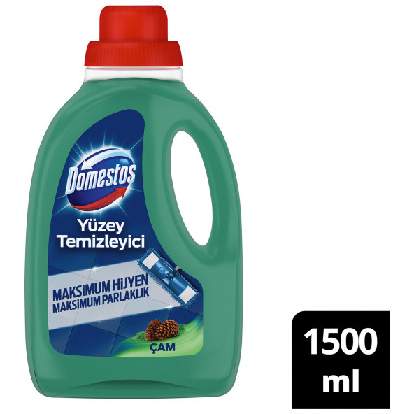 Domestos Yüzey Temizleyici Çam Maksimum Hijyen Tüm Yüzeyler İçin 1500 ML ürün görseli 1