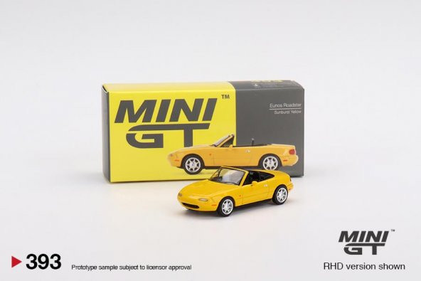 Mini GT Eunos Roadster Sunburst Yellow - 393 ürün görseli 1