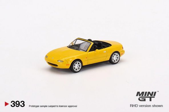 Mini GT Eunos Roadster Sunburst Yellow - 393 - Resim 2
