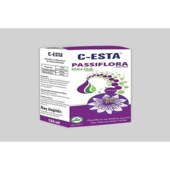 C-Esta Passiflora Melisa Ekstresi Şurubu 150 ml ürün görseli 1