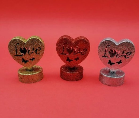 Işıklı Love Kalp - Resim 2