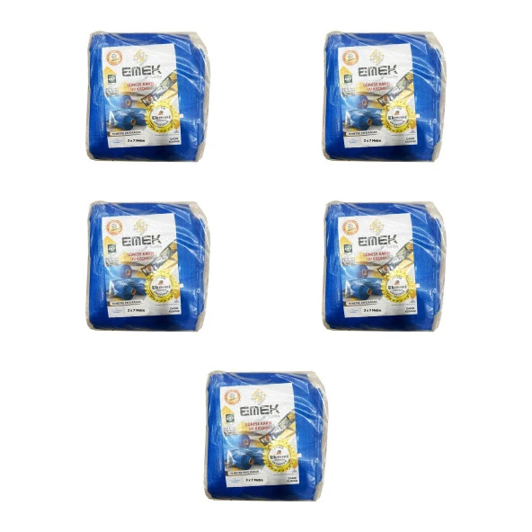 Emek Çadır Kumaşı Branda Tente UV Güneşlik Gölgelik Koruma Yağmur Su Geçirmez - 3x7 Metre - 5 Paket ürün görseli 1