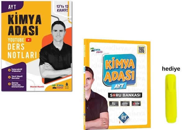 Kimya Adası AYT Kimya Ders Notları Ve Soru Bankası Seti ürün görseli 1