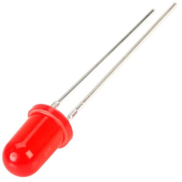 Led Kırmızı 5 Mm Mercekli - Resim 2