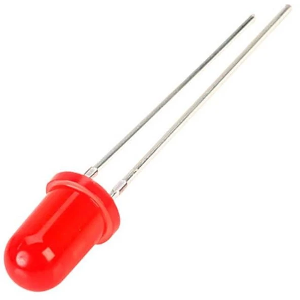Led Kırmızı 5 Mm Mercekli - Resim 3