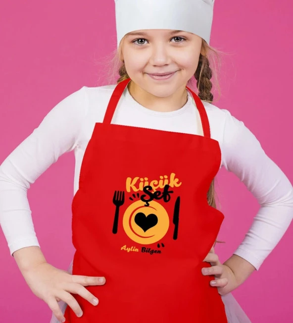 Çocuk Mutfak Önlüğü Kişiye Özel ürün görseli 1