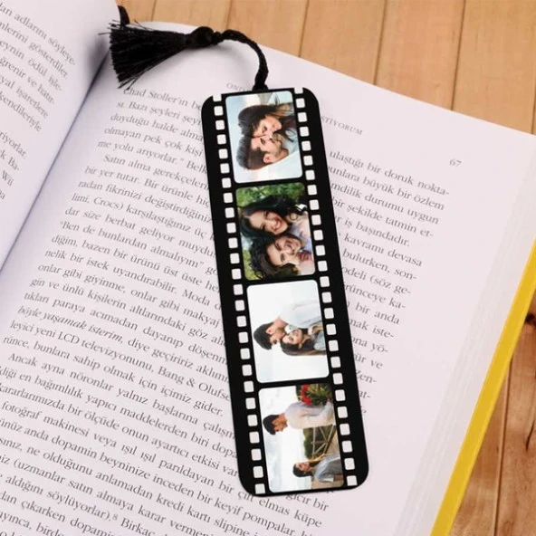 Film Şeridi Kitap Ayracı Kişiye Özel ürün görseli 1