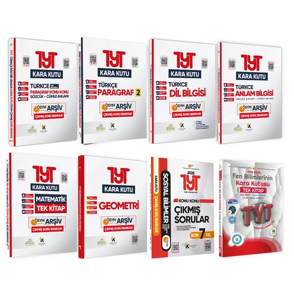 YKS-TYTnin Kara Kutusu TM(EŞİT AĞIRLIK) EKONOMİK SET PAKET Konu Ö.Dijital Çözümlü Soru Bankası ürün görseli 1