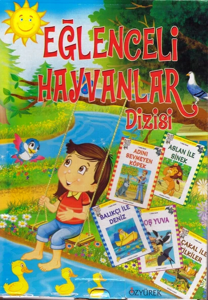 ÖZYÜREK EĞLENCELİ HAYVANLAR-1. SINIF ( 10 KİTAP ) ürün görseli 1