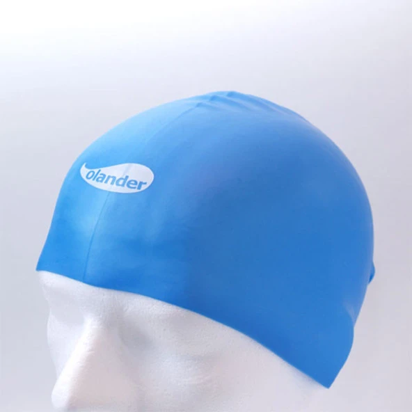 Olander Silikon Yüzücü Bone  BLUE ürün görseli 1