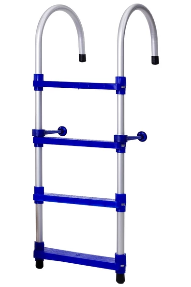 Hobi Store Portatif Tekne Merdiveni ( Mavi )  5 Basamaklı ürün görseli 1