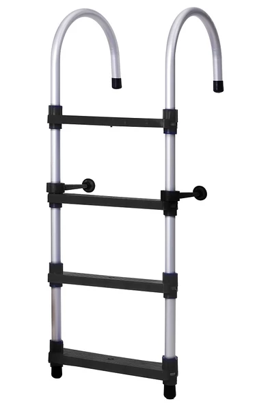 Hobi Store Portatif Tekne Merdiveni ( Siyah )  5 Basamaklı ürün görseli 1