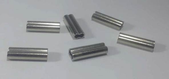 Abalone 1.50 mm Misina Sıkma Klipsi  20 Adet ürün görseli 1
