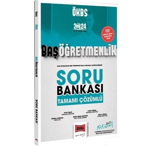 YARGI 2024 ÖKBS BAŞ ÖĞRETMENLİK ÇÖZÜMLÜ SORU BANKASI ürün görseli 1