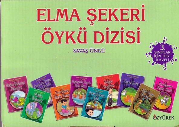ÖZYÜREK ELMA ŞEKERİ ÖYKÜ DİZİSİ-3. SINIF ( 10 KİTAP ) ürün görseli 1