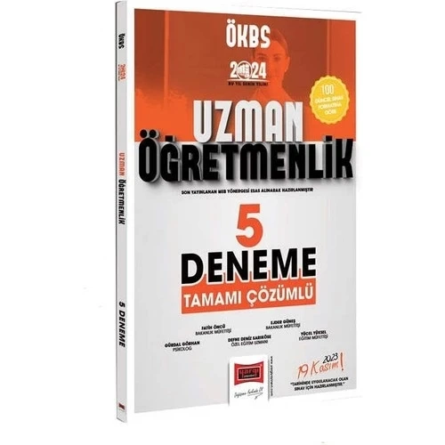 YARGI 2024 ÖKBS UZMAN ÖĞRETMENLİK 5 ÇÖZÜMLÜ DENEME ürün görseli 1