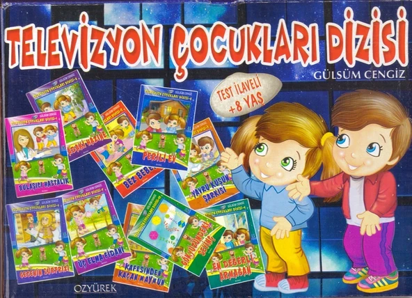 ÖZYÜREK TELEVİZYON ÇOCUKLARI DİZİSİ-8 YAŞ ( 10 KİTAP ) ürün görseli 1