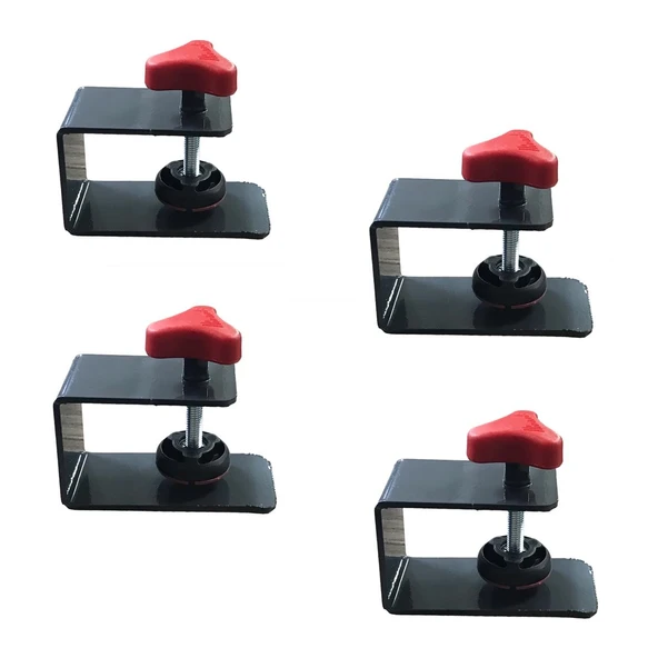 4 Adet Hands Çekmece Yüzü Bağlama Montaj Aparatı Metal ürün görseli 1