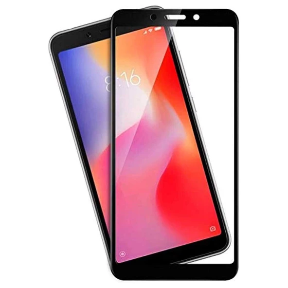 Bufalo Xiaomi Redmi 6A NANO 10D Cam Ekran Koruyucu Siyah ürün görseli 1