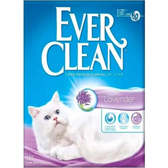 Ever Clean Lavander Topaklaşan Kedi Kumu 10 Lt ürün görseli 1