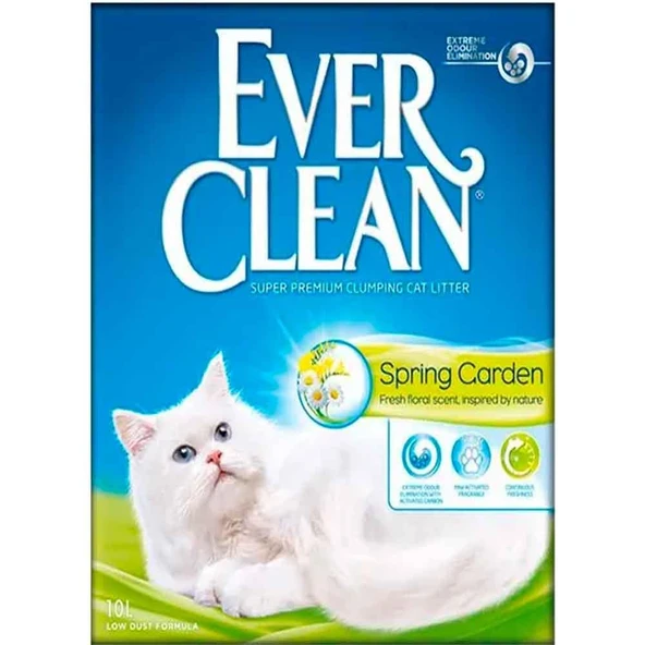 Ever Clean Spring Garden Çiçek Kokulu Topaklanan Kedi Kumu 10 Lt ürün görseli 1