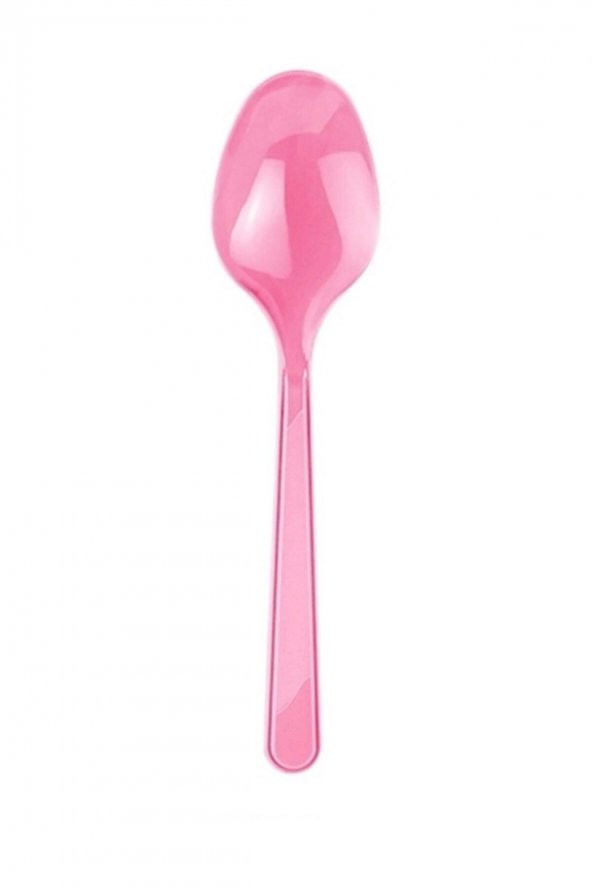 Pembe Plastik Kaşık ürün görseli 1