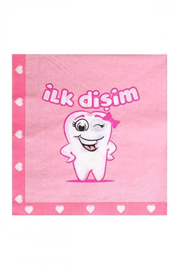 İlk Dişim Kız Çocuk Peçete ürün görseli 1