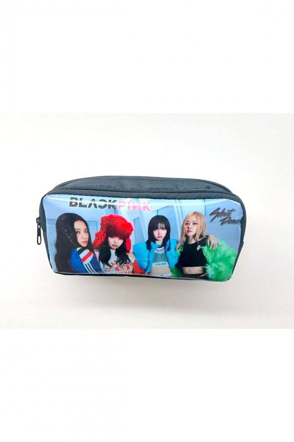 Blackpink Temalı Çift Gözlü Kumaş Kalem Kutusu ( Kalemlik ) ürün görseli 1