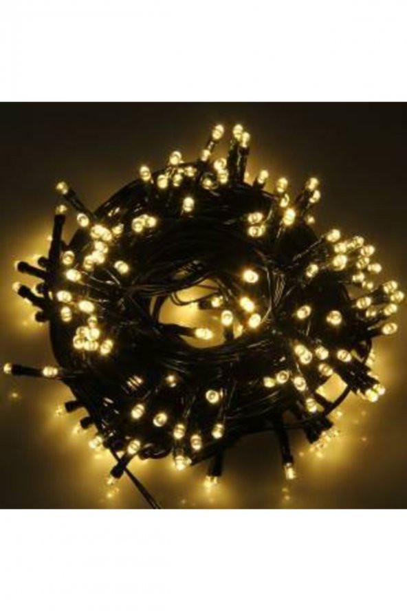 Yeşil Kablolu 10 Metre Günışığı 100 Led Ampül Fonksiyonel Eklemeli ürün görseli 1