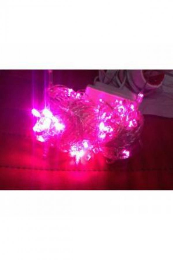 Fuşya ( Pembe ) 100 Led Işık 10 Metre Led ürün görseli 1
