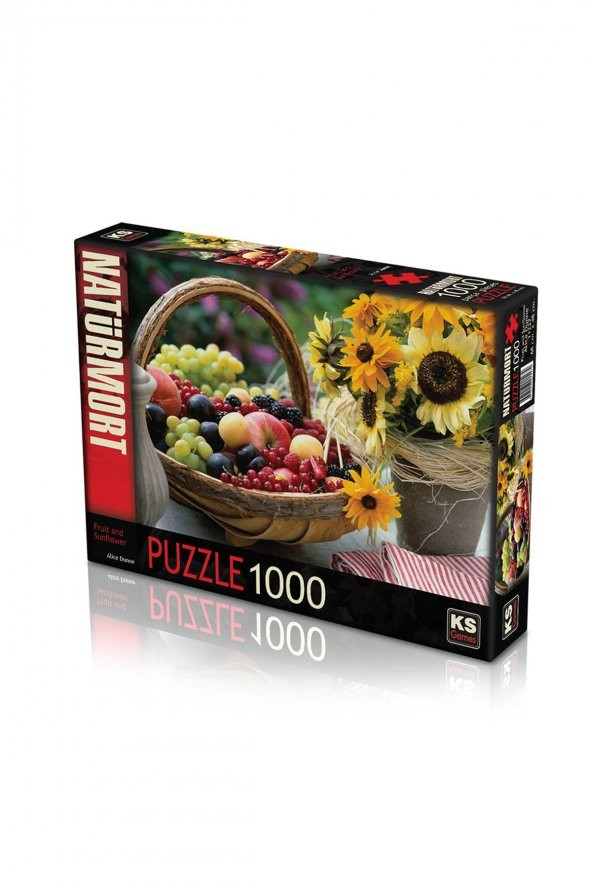 11227 Meyve Ve Ayçiçeği 1000 Parça Puzzle - ürün görseli 1