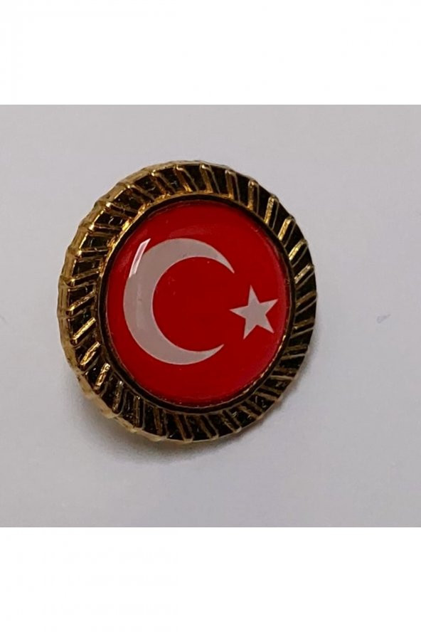 Türk Bayragı Rozeti Paslanmaz ürün görseli 1