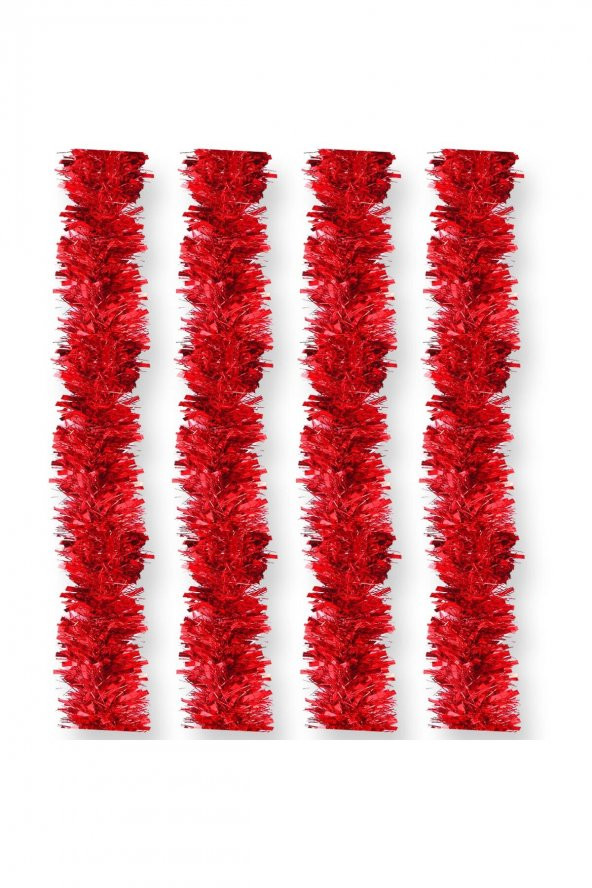 Kırmızı Garland Sim 5 cm 5 Adet ürün görseli 1