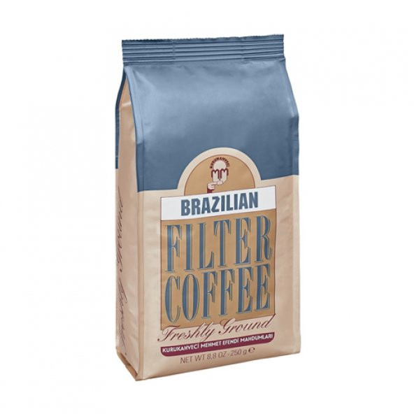 Kurukahveci Mehmet Efendi Brazilian Filtre Kahve 250 Gr 3 Paket ürün görseli 1