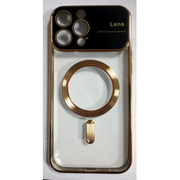 Apple İphone 13 Pro Max Uyumlu Magsafe Lens Koruma Lazer Kılıf ürün görseli 1