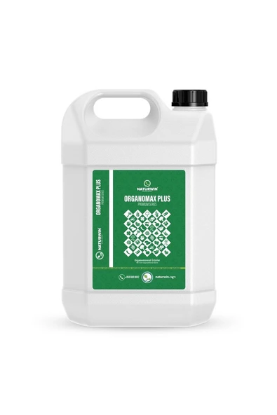 Naturwin Organomax Plus 5 Litre Azot Potasyum Sıvı Organomineral Gübre ürün görseli 1