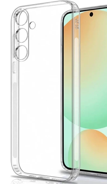 Samsung Galaxy S24 FE Uyumlu Yumuşak Şeffaf Kılıf Kamera Ve Ekran Çıkıntılı ürün görseli 1